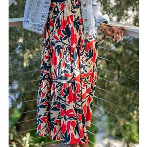 Evys Tree Maxi Skirt NWT